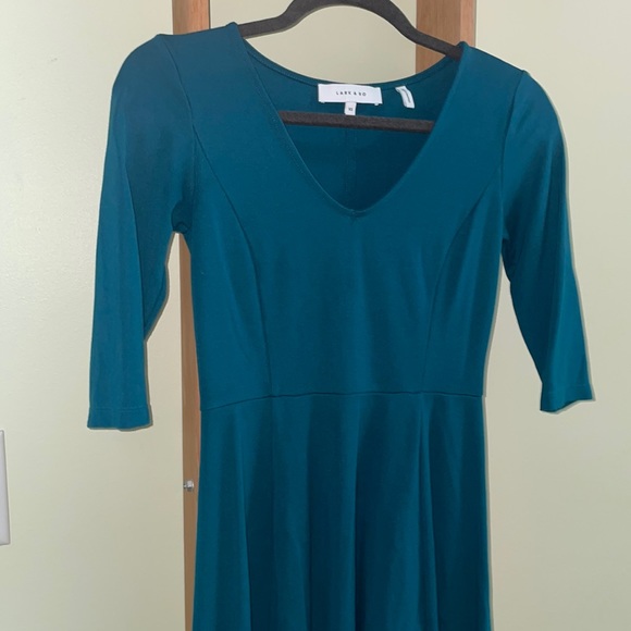 Turquoise skater dress - Picture 1 of 4